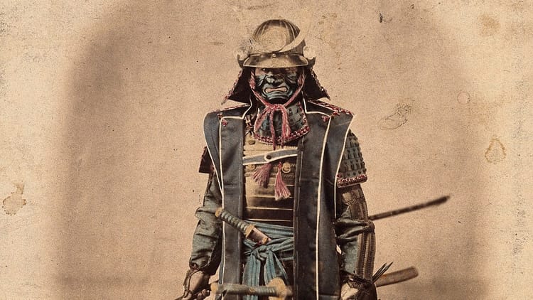 Samurai in armor