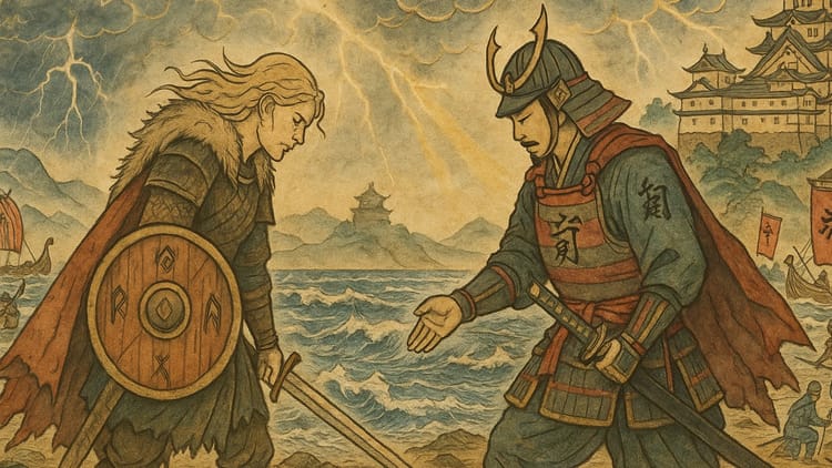 Noble Samurai. Vikings Bold!