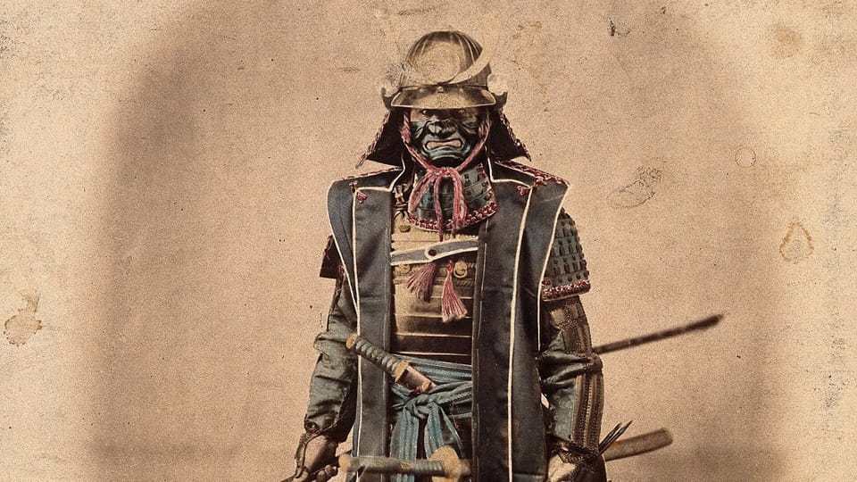 Samurai in armor